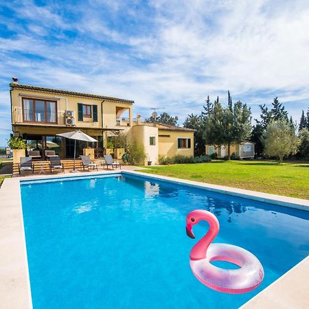 TRAUMHAFTE FAMILIEN-FINCA - 8 Gäste, Pool, Pferde&Hühner, Ruhe&Privatsphäre Villa Sa Pobla Exterior foto