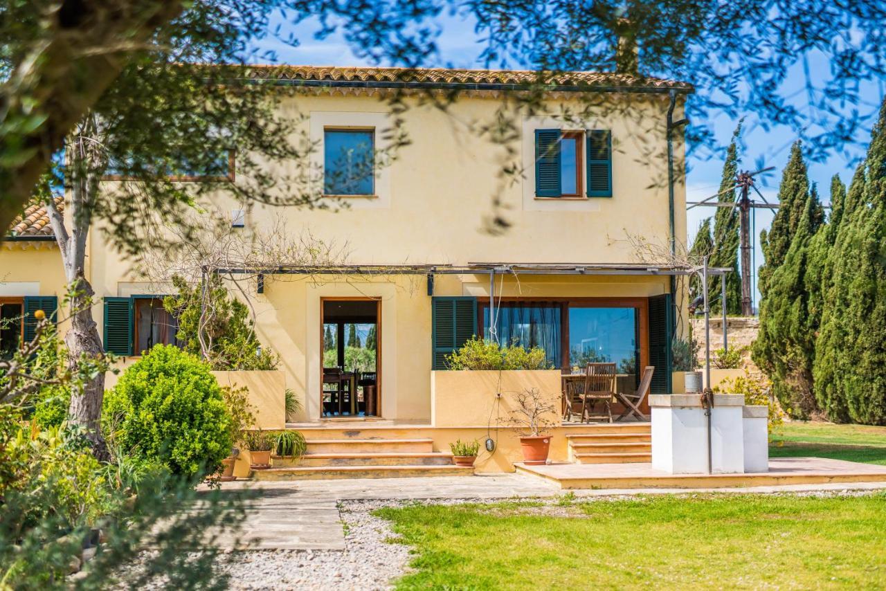 TRAUMHAFTE FAMILIEN-FINCA - 8 Gäste, Pool, Pferde&Hühner, Ruhe&Privatsphäre Villa Sa Pobla Exterior foto