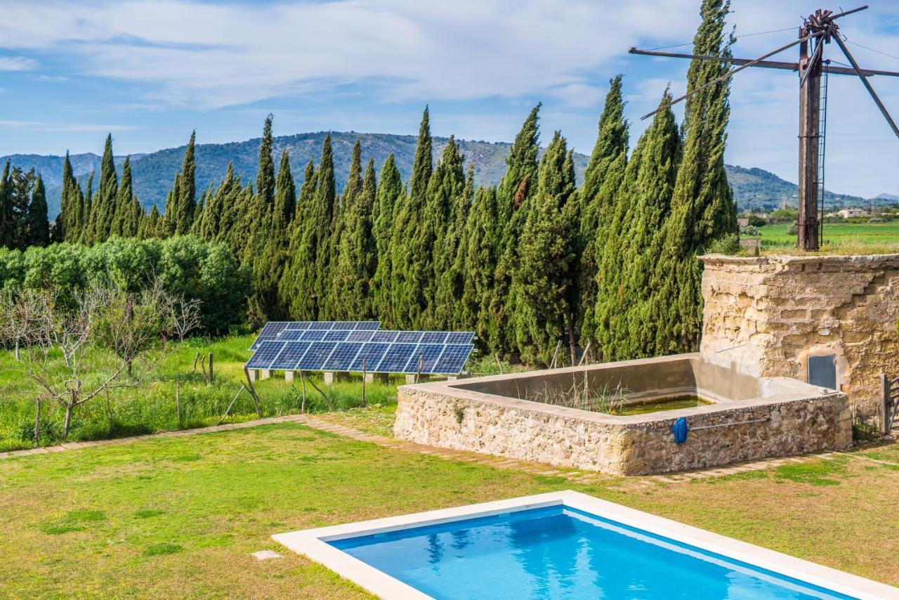 TRAUMHAFTE FAMILIEN-FINCA - 8 Gäste, Pool, Pferde&Hühner, Ruhe&Privatsphäre Villa Sa Pobla Exterior foto